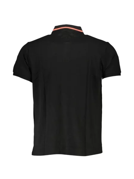 Tricou polo Cavalli Class cu broderie negru
