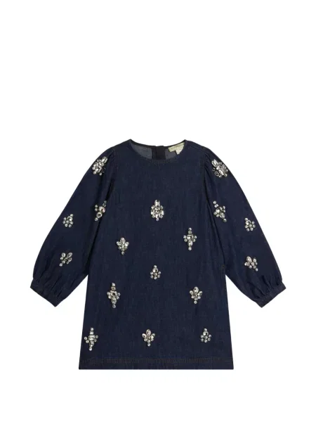 Dětské džínové šaty Stella Mccartney modré