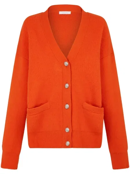 Cardigan Rabanne de lână portocaliu