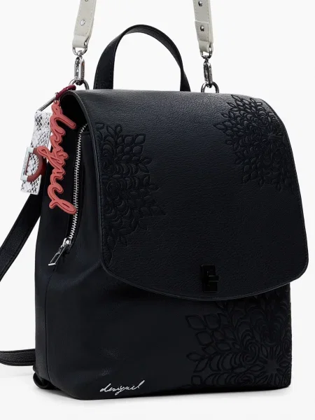 Раница Desigual SIERRA SUMY MINI STR дамска малък с изчистен дизайн черно