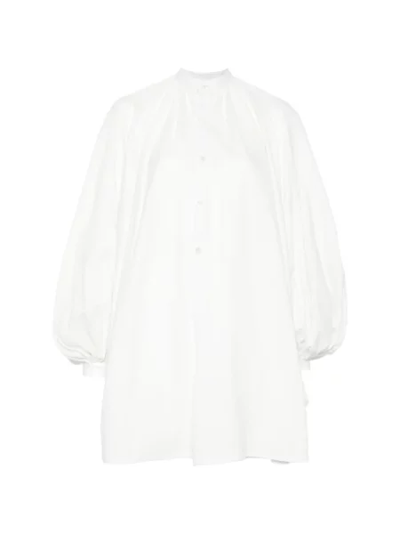 Sukienka Marrakshi Life z rękawami balonowymi garniturowa biała