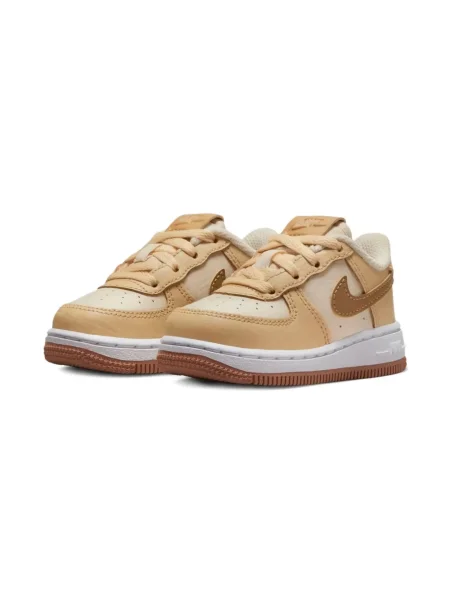 Sneakersy dziecięce Nike Air Force 1 brązowe