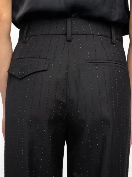 Pantaloni Zadig&voltaire cu dungi negru