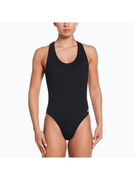 Nike Elevated Essential Crossback női egyrészes fürdőruha fekete. Méret: S fekete