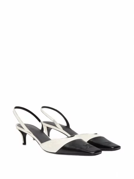 Șapcă Courreges slingback alb