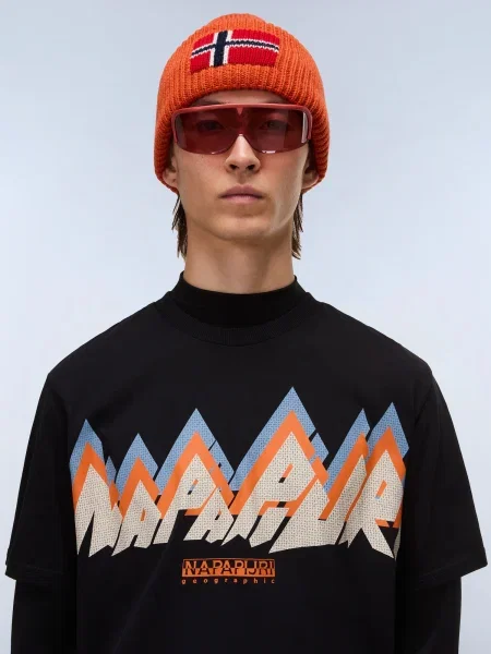 Napapijri Majica Fiemme črna