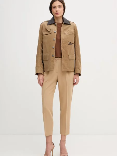 Sisley basic tričko hnědé