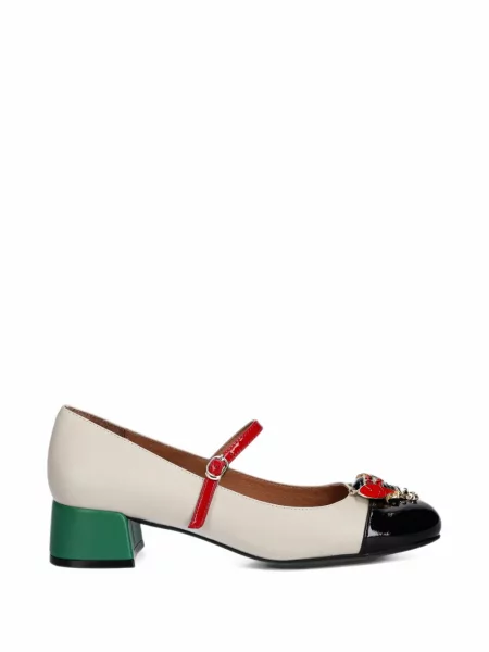 Pantofi cu toc Jeffrey Campbell alb
