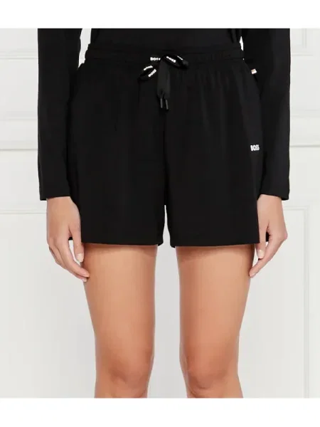 BOSS BLACK Pantaloni scurți de pijama | Regular Fit negru