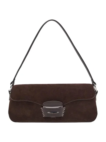 MANGO Geantă de umăr MASK ciocolatiu