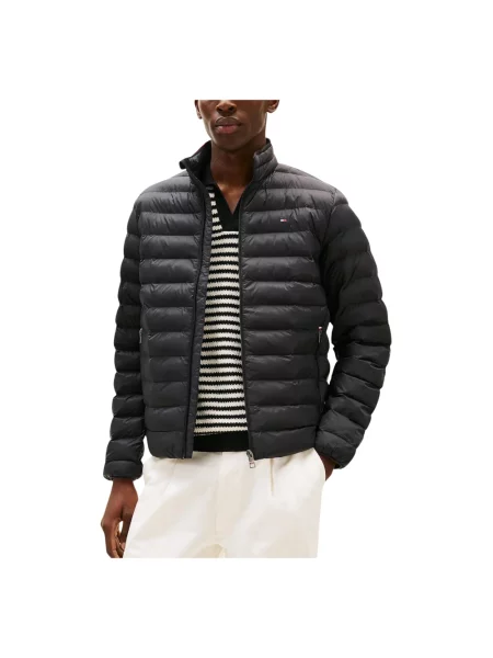 Długa kurtka jeansowa Tommy Jeans z długim rękawem czarna