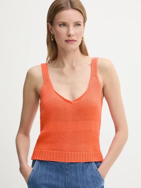 Топ United Colors Of Benetton оранжево
