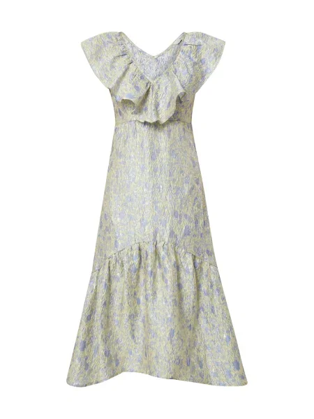 A-VIEW Kokteilové šaty Chia svetlomodrá zlatá