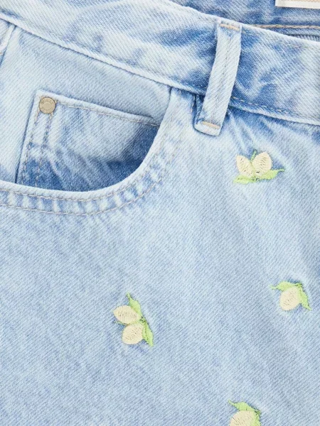 Дитячі Джинсові шорти GUESS Kids блакитний