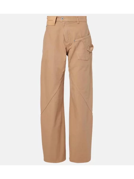 Pantaloni Jw Anderson de lână bej