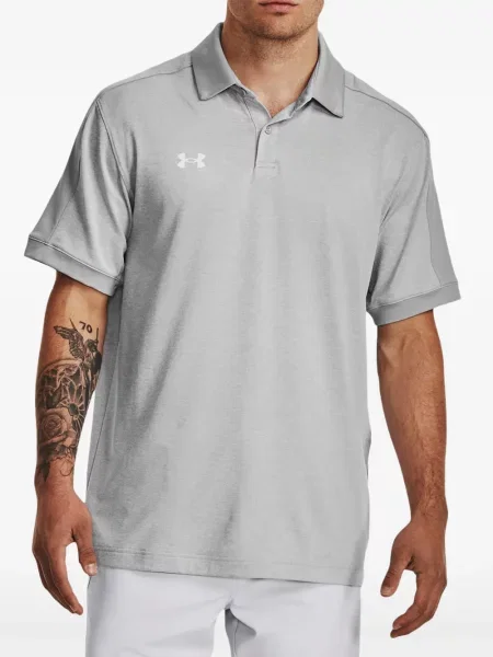 Koszulka polo dziecięca Under Armour szara