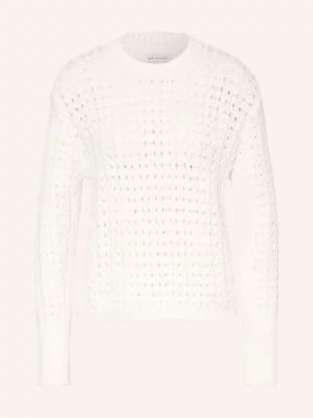 Mrs & Hugs Sweter weiss