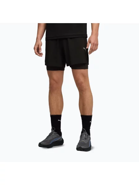 Pantaloni scurți de alergare pentru bărbați PUMA Dreamrun 5" DryCELL puma black negru