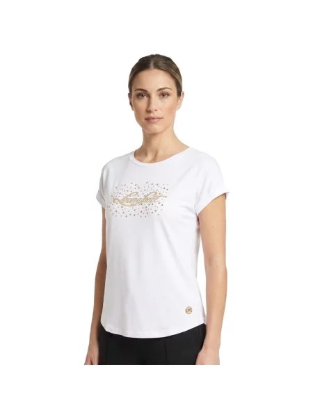 Scurt tricou Leone 1947 cu mâneci scurte alb