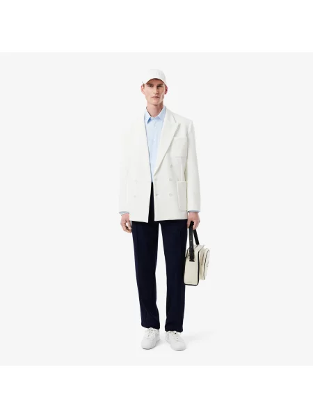 Lacoste Koszula Slim Fit Z Elastycznej Popeliny niebieski