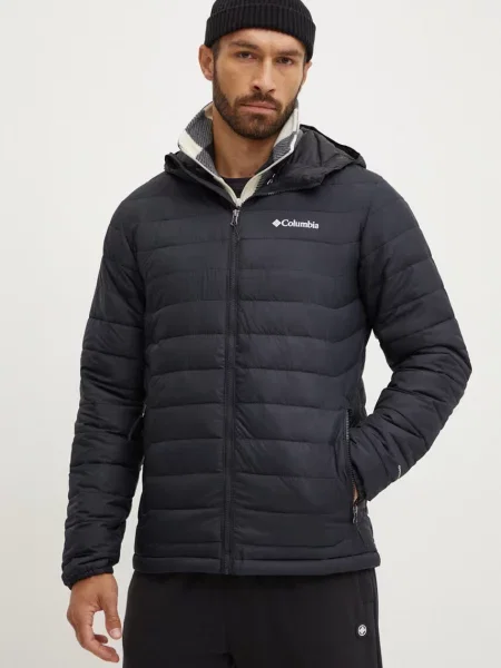 Columbia geacă sport pentru bărbați Powder Lite negru