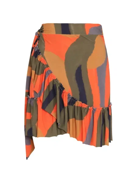 Fustă Lygia & Nanny cu imagine portocaliu