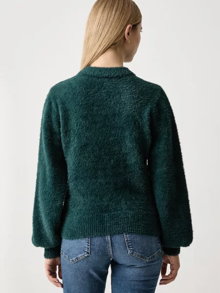 Guess sweter JAYCEE zielony