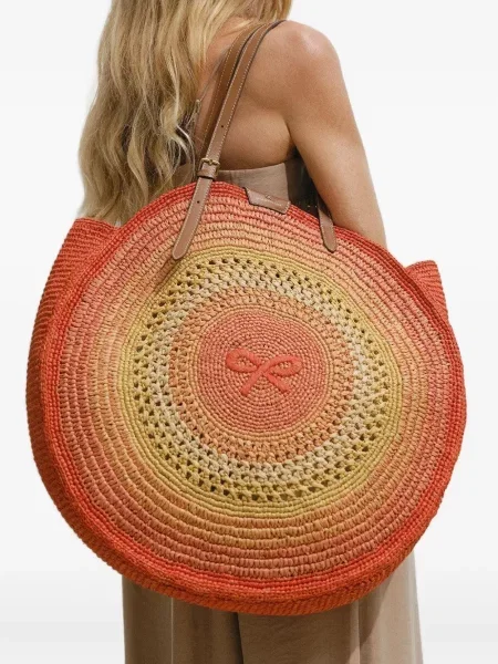 Geantă Anya Hindmarch cu funde portocaliu