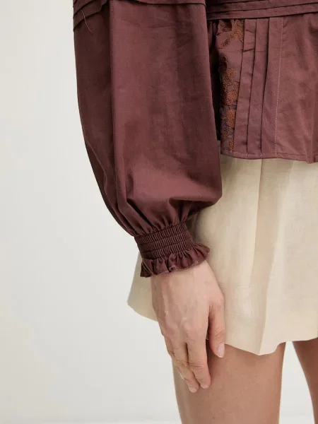 Silvian Heach елегантні шорти лляні POSANE