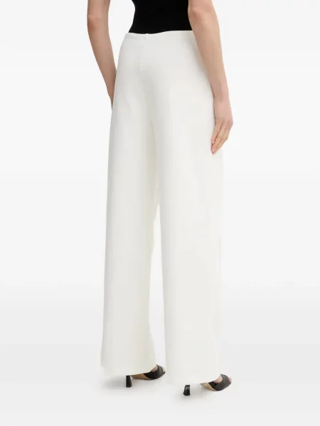 Pantaloni Trussardi alergare cu cordon alb