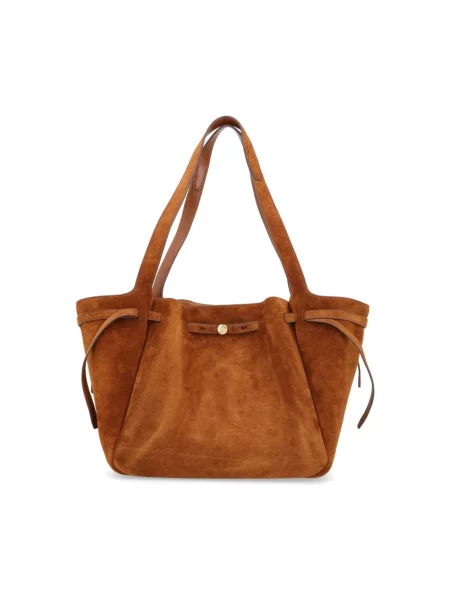 Shopperka Tory Burch brązowa