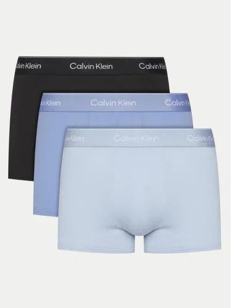 Calvin Klein Underwear Boxeri azuriu / albastru deschis / negru alb