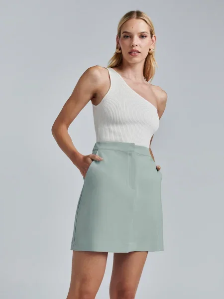 BWLDR Fustă Catia mentă verde