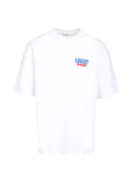 Tricou Carhartt Wip cu imagine alb