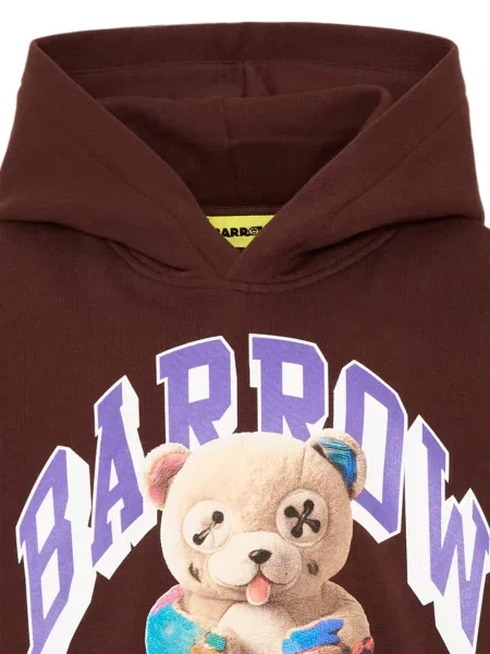 Bluza z kapturem dziecięca Barrow brązowa