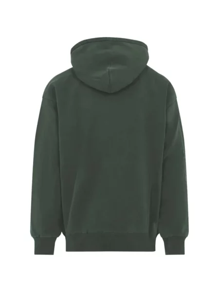 Суичър с качулка Carhartt Wip с автограф зелено