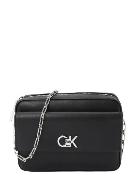 Crossbody torbica Calvin Klein Jeans črna