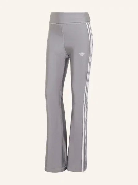 ADIDAS PERFORMANCE Sportovní kalhoty stříbrně / bílá šedá