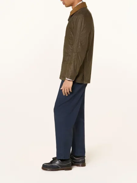 Barbour Kalhoty Cotton Regular Fit tmavě modrá