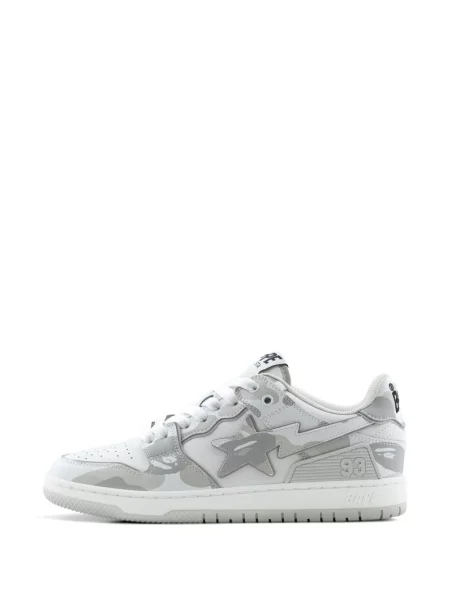 Sneakerși A Bathing Ape® cu model camuflaj alb