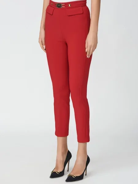 Брюки Elisabetta Franchi красные
