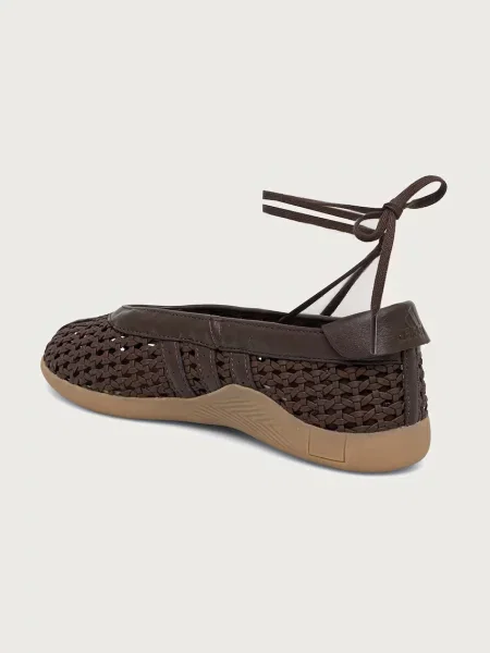 Balerinki Adidas brązowe