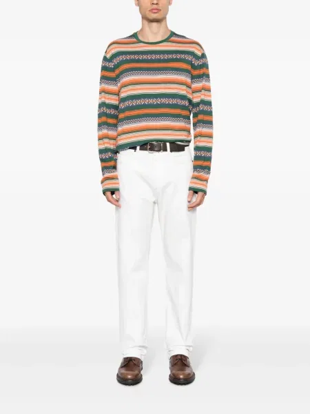 Jacquard polo majica Polo Ralph Lauren s vezom zelena