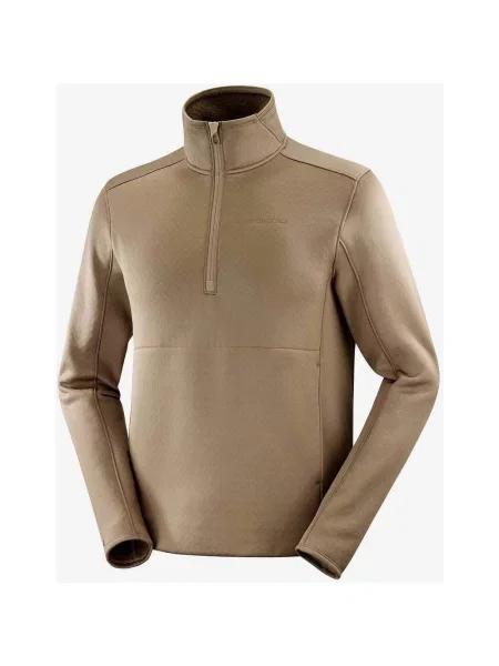 Kurtka polarowa Salomon Essential Midfleece Half Zip w kolorze brązowym S brązowa
