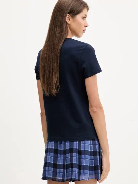Tričko Tommy Jeans tmavomodrá