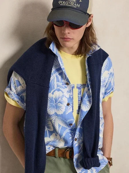 Льняная рубашка Polo Ralph Lauren