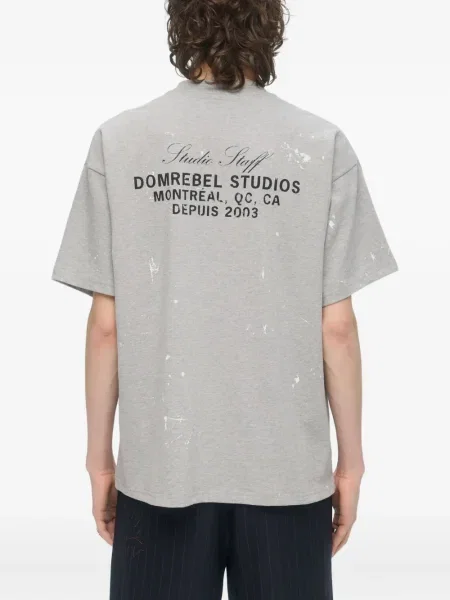 Tricou Domrebel gri