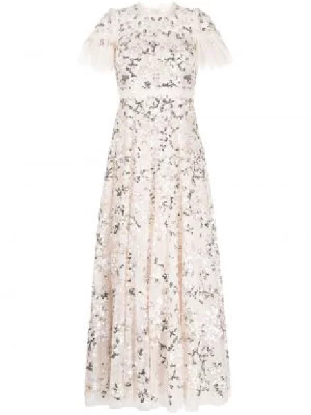 Scurt rochie Needle & Thread cu model floral