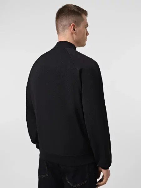 Бомбер Emporio Armani поліамід/еластан синій