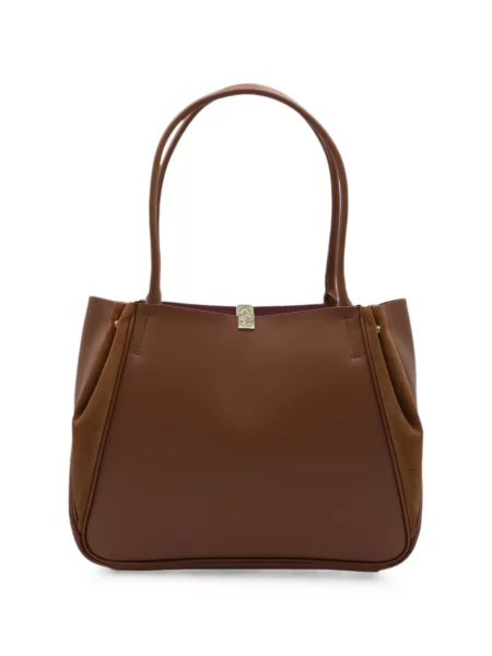Τσάντα shopper Coccinelle σουέτ καφέ